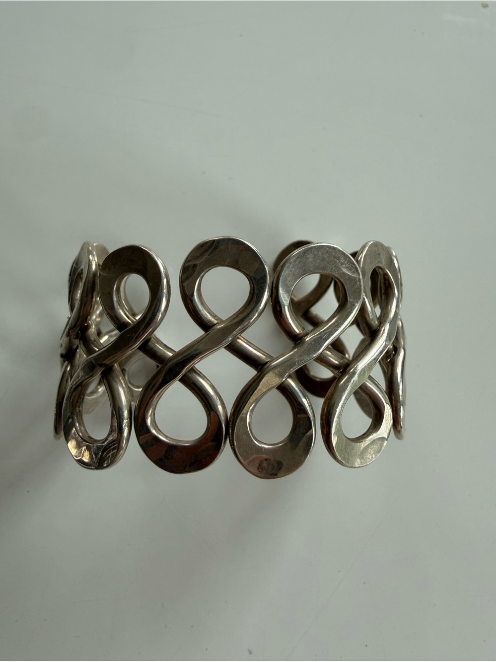 Robert Lee Morris Sterling Silver Infinity Cuff Bracelet